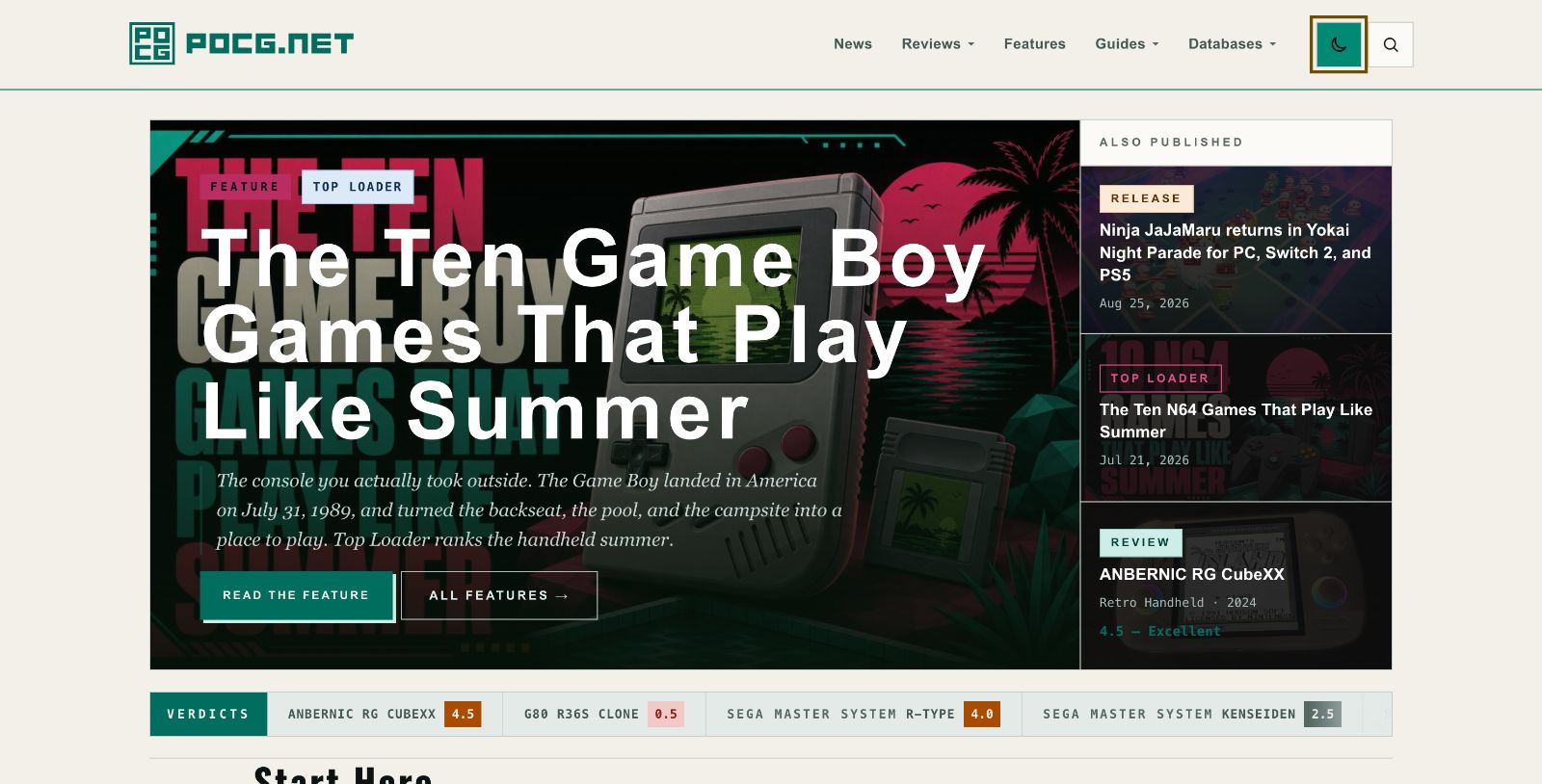 Playing Out of Control Gaming website